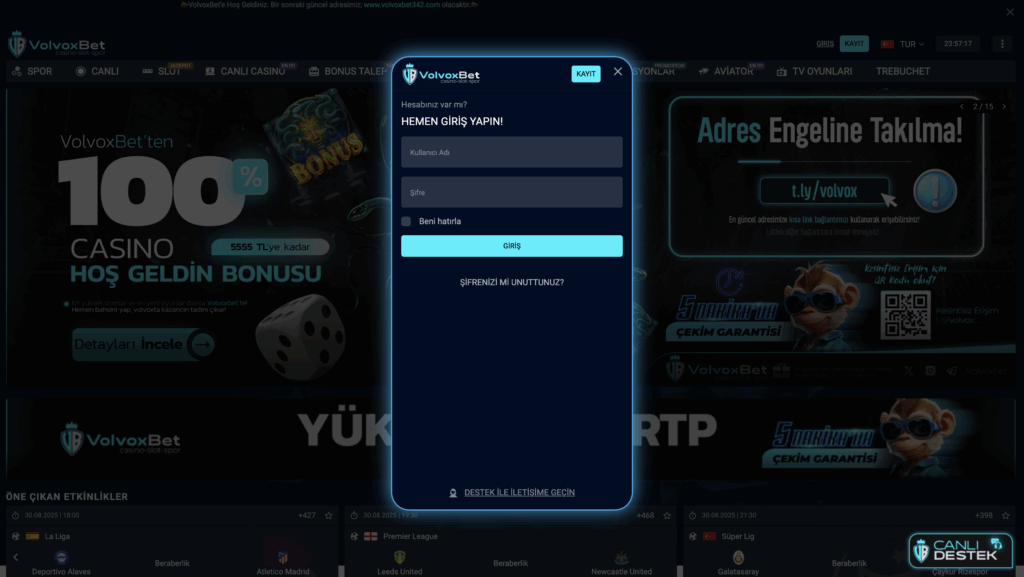 Volvoxbet Giriş